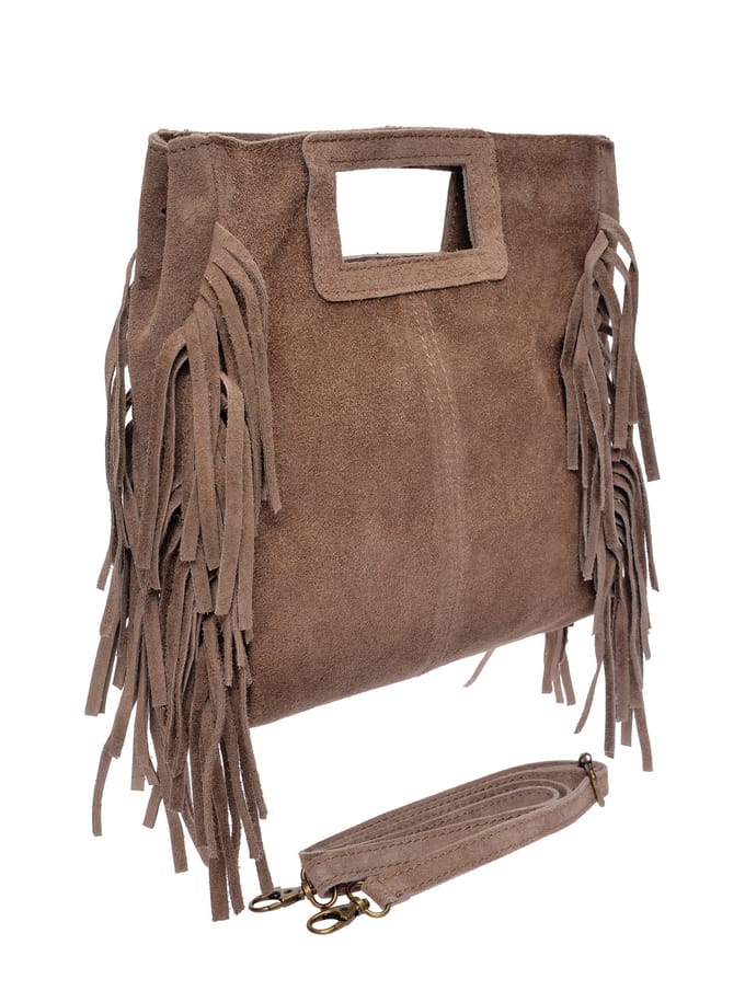 Anna Luchini Beige Rundleer Tas