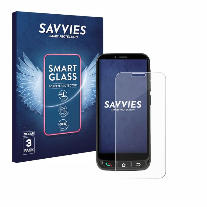 3 Stuks Savvies Screenprotector - geschikt voor SPC Zeus 4G Pro - beschermfolie glas transparant