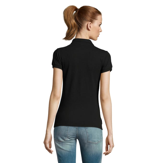 SOLS Dames/Dames Passion Poloshirt (Zwart)