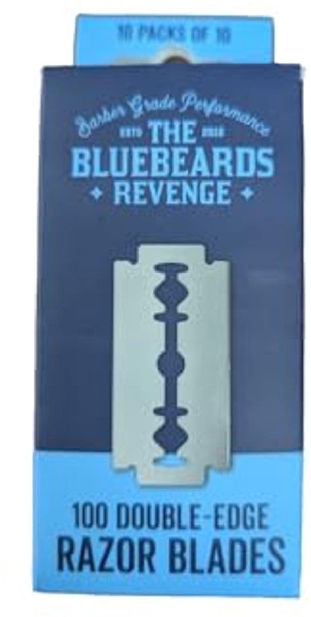 Stainless Steel Double Edge Razor Blades - 100 Pack for Safety Razors