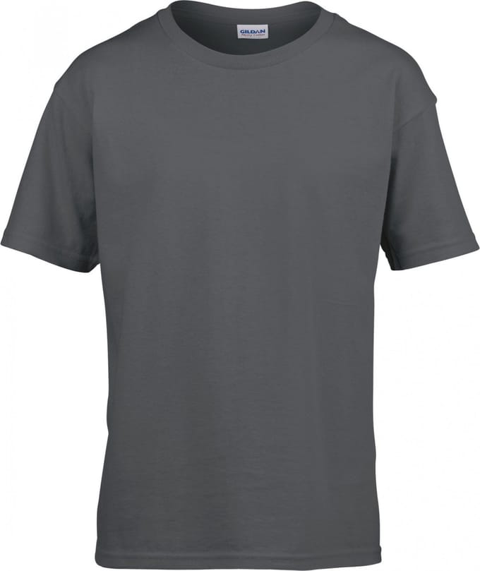 Gildan - Softstyle® Youth T-Shirt - Charcoal (Solid) - M (116/134)