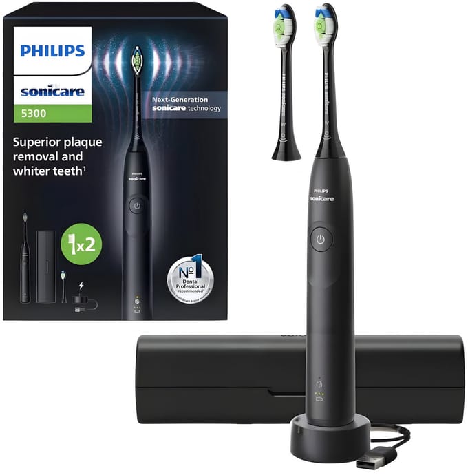 Philips Sonicare Series 5300 - Elektrische Tandenborstel - Zilver