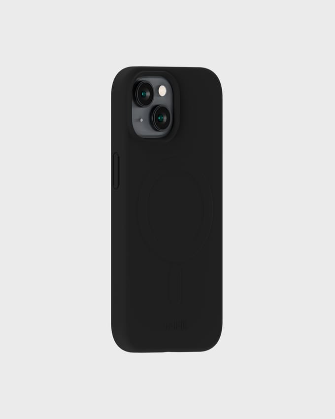 Holdit Soft MagSafe Case voor de Apple iPhone 17e / 16e / 15 / 14 / 13 - Black