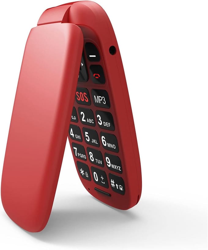 Klaptelefoon - Senioren Telefoon - Senioren gsm - gebruiksvriendelijk