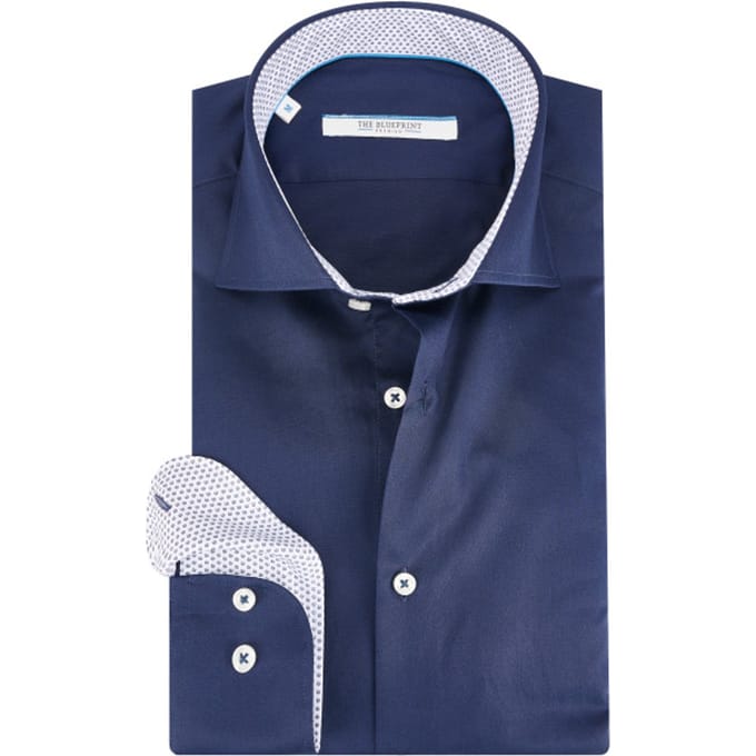 The Blueprint trendy overhemd met lange mouwen bp54-3