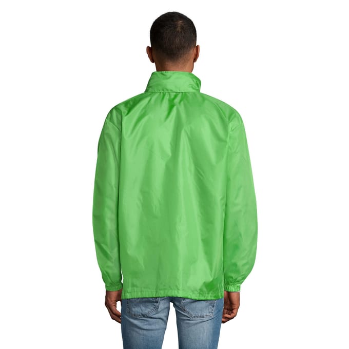SOLS Unisex windjack met shift voor volwassenen (Kalk)