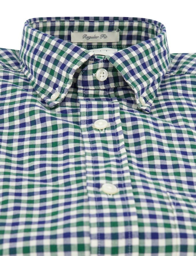 Gant katoenen overhemd blauw