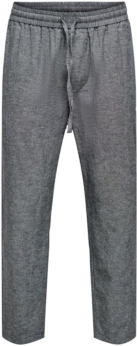 ONLY&SONS - ONSLINUS CROP 0007 COT LIN PNT NOOS - Heren - Broeken