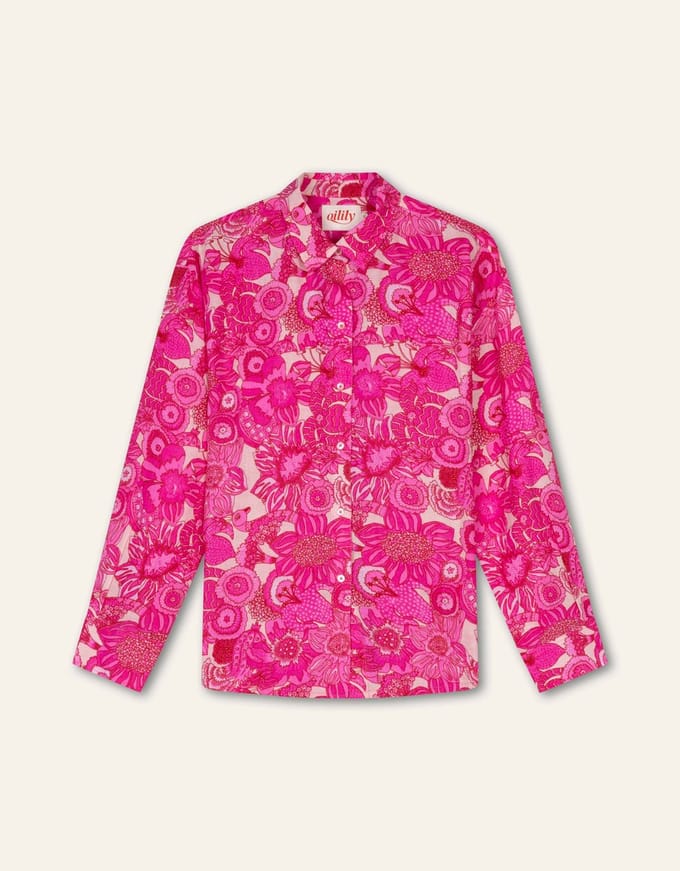 Oilily Balla Blouse- maat44 Roze Glo