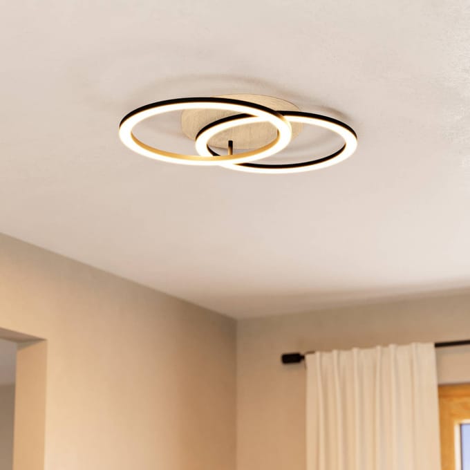 EGLO connect Smart LED plafondlamp Lomaltas-Z, 58 cm, 3800 lm