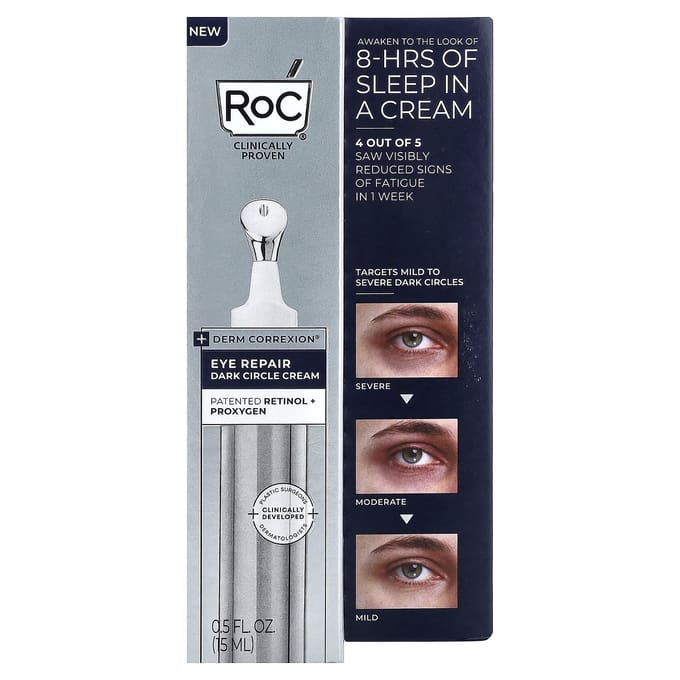 RoC, Crème Réparatrice Yeux Anti-Cernes, 15ml (0,5 fl oz) white