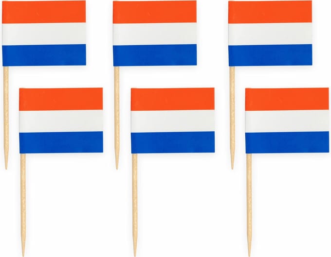 Cocktailprikkers Nederland - 24 stuks