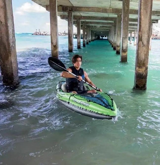 Intex Challenger K1 Kayak - 274 x 76 x 33 cm - Inclusief peddel en pomp