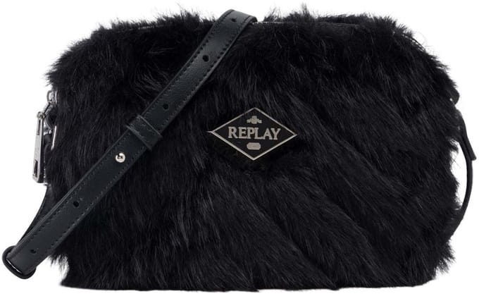 REPLAY schoudertas Crossbody Bag Black zwart