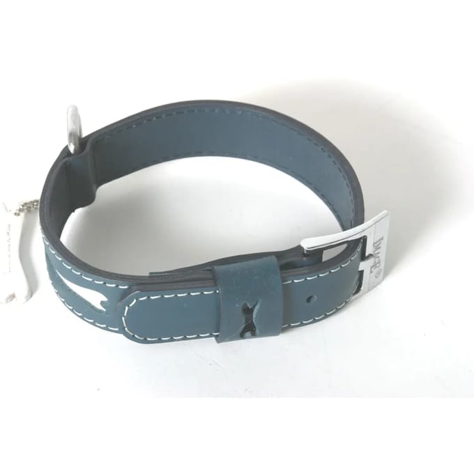 Halsband voor hond recht leer Martin Sellier