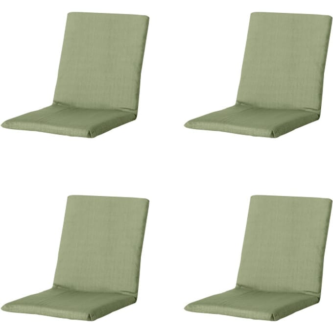 Madison stapelstoelkussen basic - 97x49x3cm set van 4