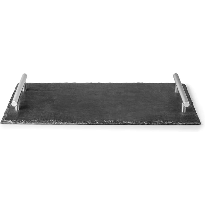 Leisteen plateau met handvatten Lacor
