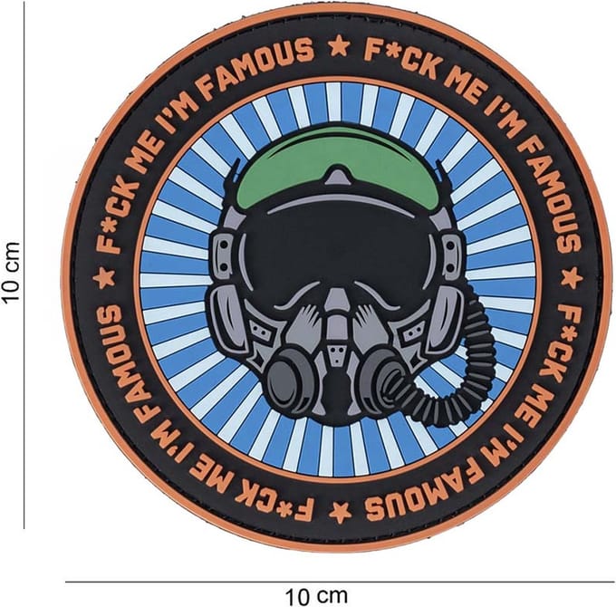 Embleem 3D PVC F*ck me I'm famous