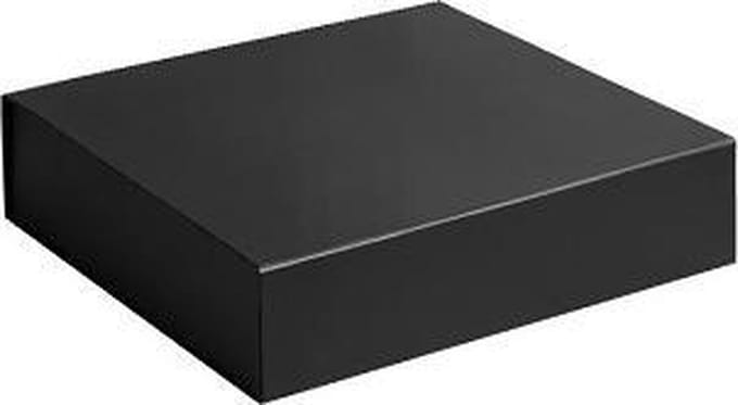 Geschenkdoos opbergdoos ZWART, 15x15x5cm (2 stuks)