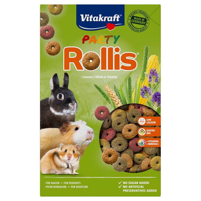 Vitakraft Party Rollis - Knaagdiersnacks - 500 gram