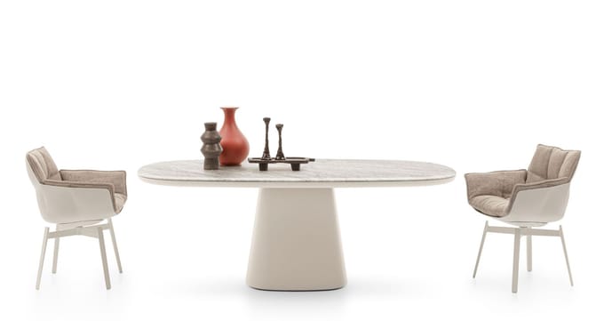 B&B Italia Allure O' Eettafel rechthoekig - wit