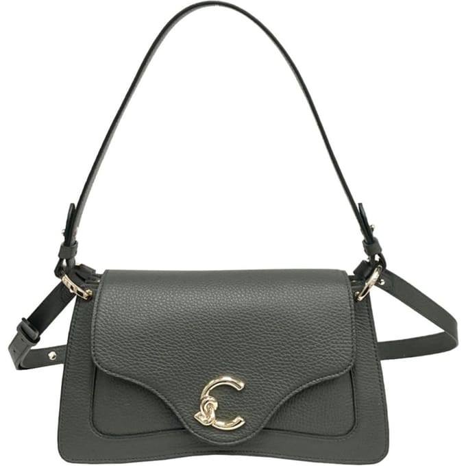 COCCINELLE HANDTAS C-ME ZWART LEDER