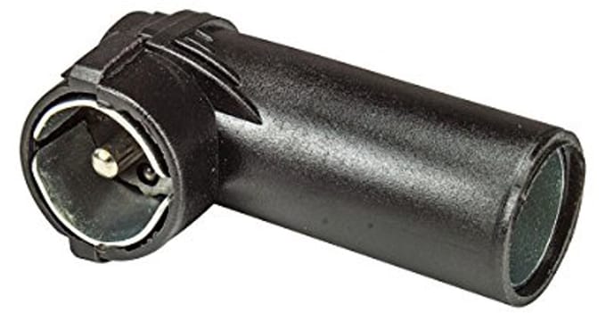 Antenneadapter DIN 150 OHM naar ISO 50 OHM met Hoekstekker