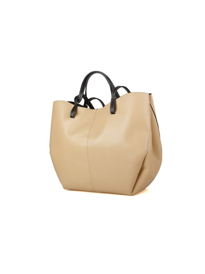 Giulia Monti Schoudertas Beige Zwart