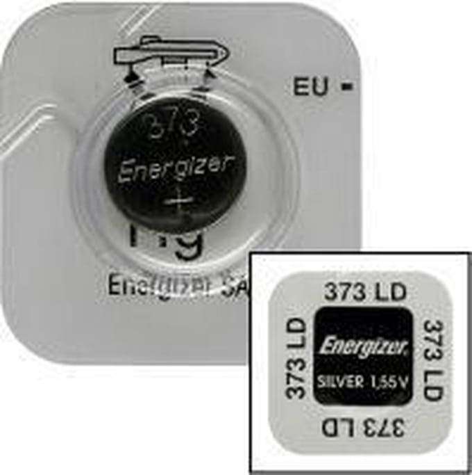 Energizer 373 Zilver-oxide (S) knoopcel batterij