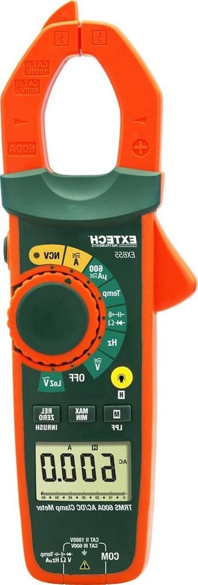 Stroomtang Meter - Spanningstester - Elektra Controleren - Contactloze Spanningstest - 600 A - Multicolor