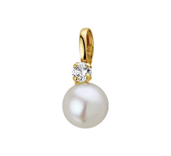 40.18479 Hanger Parel en Zirkonia - 6mm
