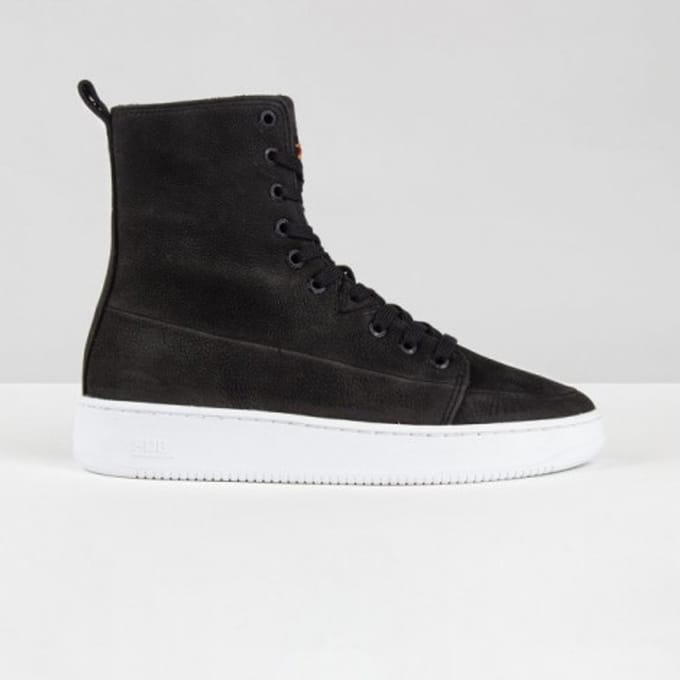 HUB Day Hoge sneakers - Dames - Zwart - Maat 37