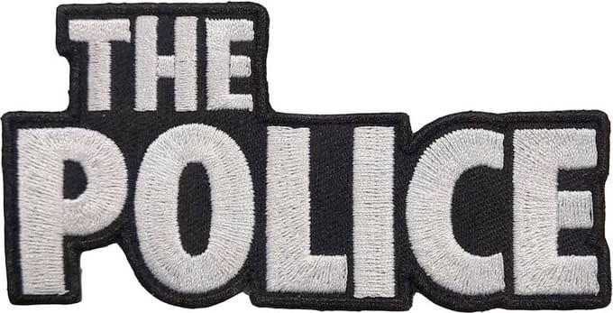 The Police - Logo Patch - Wit/Zwart