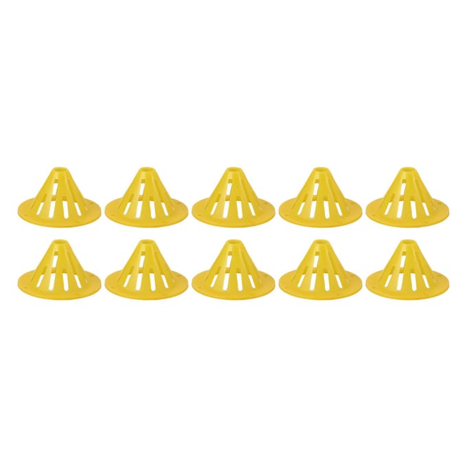 20 Stuks Bijenkorf Ingang Uitgang Kegel Plastic Bijenkorf Eenrichtings Ingangspoort Voor Bijenhouden yellow