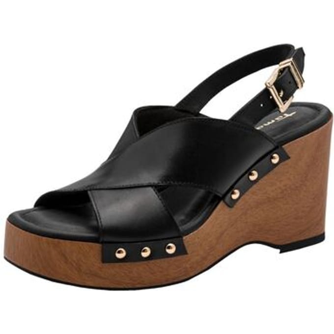 Sandalen met sleehak Tamaris 12837446001BLK