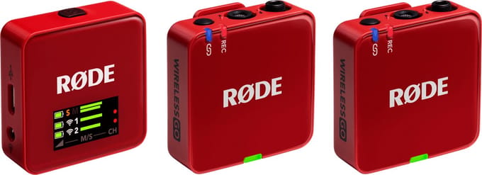 RØDE Wireless GO III - Red - Draadloos Microfoonsysteem