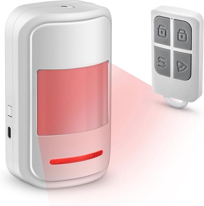 Bewegingssensor Alarm - PIR-detector - Met Afstandsbediening