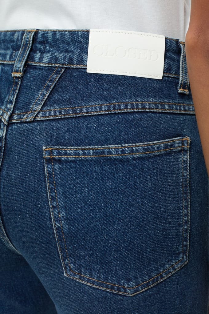 Closed Pedal Pusher Jeans Dark Blue Größe: W26L34 | Straight Jeans Outlet | Damen | Blau