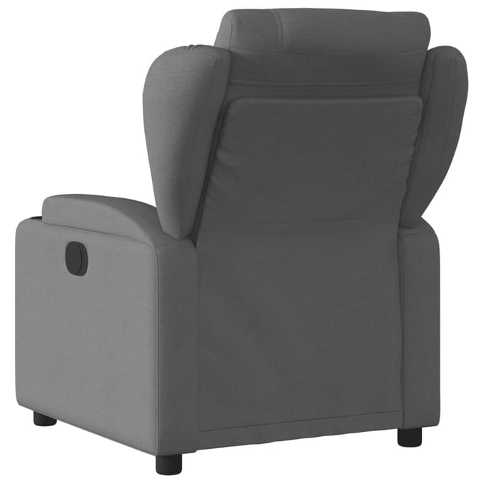 Vidaxl Klapfauteuil, Donkergrijs, Bekleed met Stof