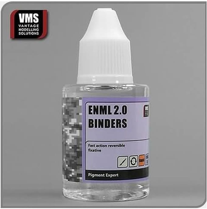 VMS ENML 2.0 Pigment Binder Extender Gloss 50 ml – Verdunner voor Pigment Fixeer – Modelbouw Weathering
