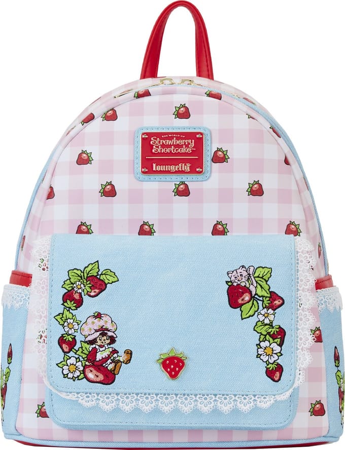 Loungefly Mini Backpack Strawberry Shortcake Denim