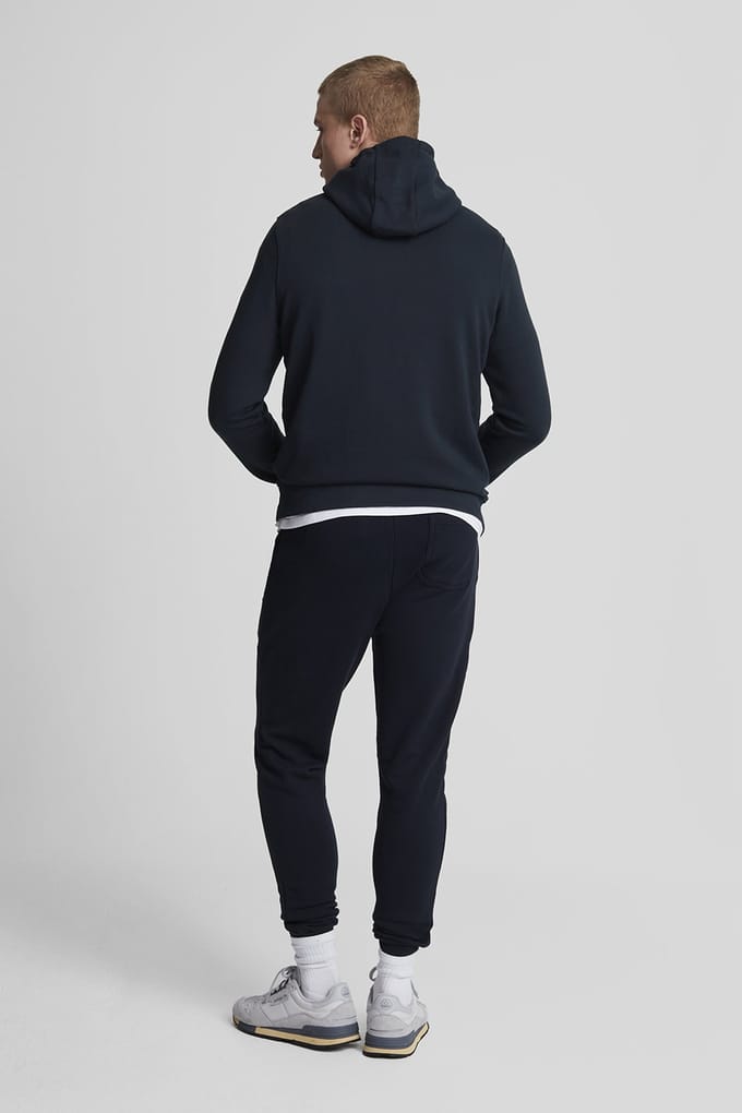 Lyle & Scott Tonal Eagle Pullover Hoodie Dark Navy Größe: XXL | Kaputzenpullis Outlet | Herren | Blau