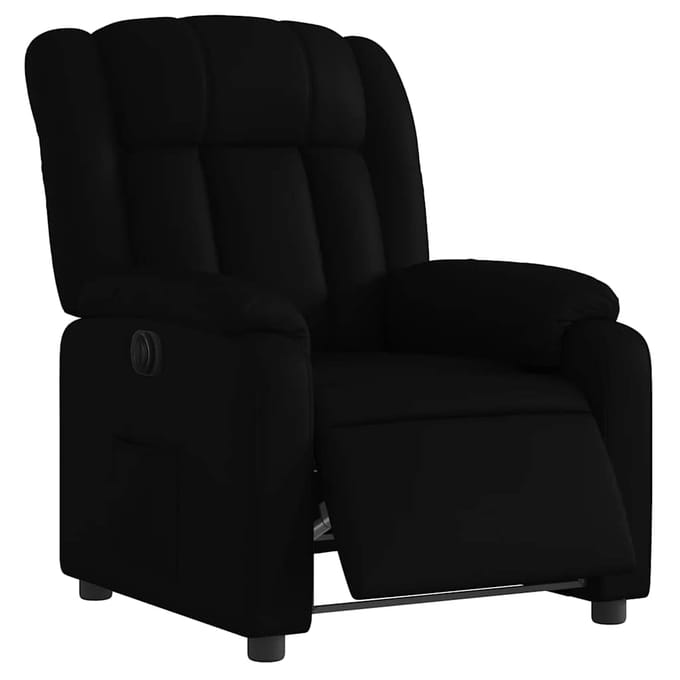 vidaXL - Fauteuil - elektrisch - verstelbaar - kunstleer - zwart