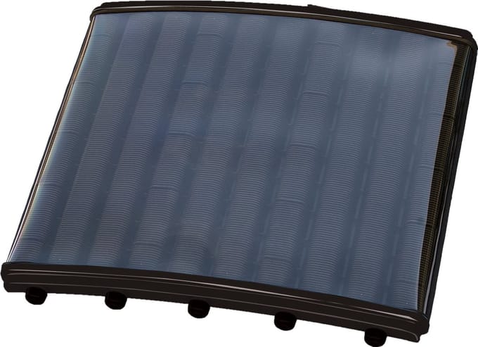 Blue Bay Big Face Solarverwarming Voor Zwembad Zwart