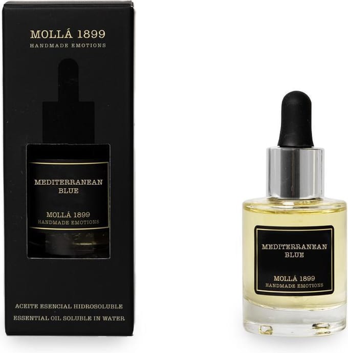 Cereria Mollà Etherische Olie Mediterranean Blue 30ml, 100% Puur essential oil Natuurlijk Geschikt voor Aroma Diffuser - Etherische Olie Diffuser - Essential oil voor Aroma Diffuser - Essentiële Olie summer