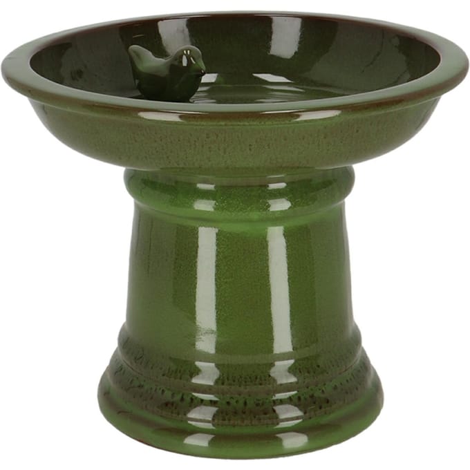 Buvette pour oiseaux en terre cuite