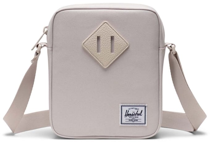 Herschel schoudertas Heritage Crossbody 2,5 L Moonbeam crème