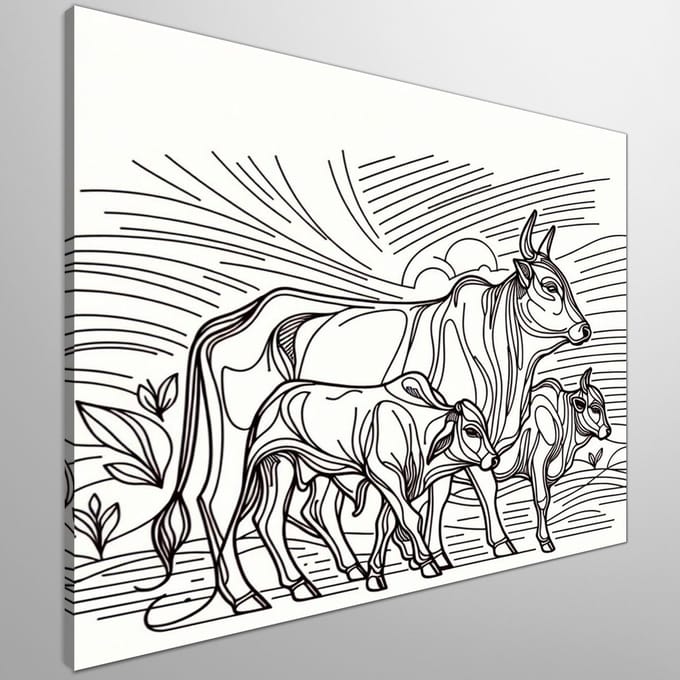 Kunstprint | Wanddecoratie | Canvas | 100 × 100 cm