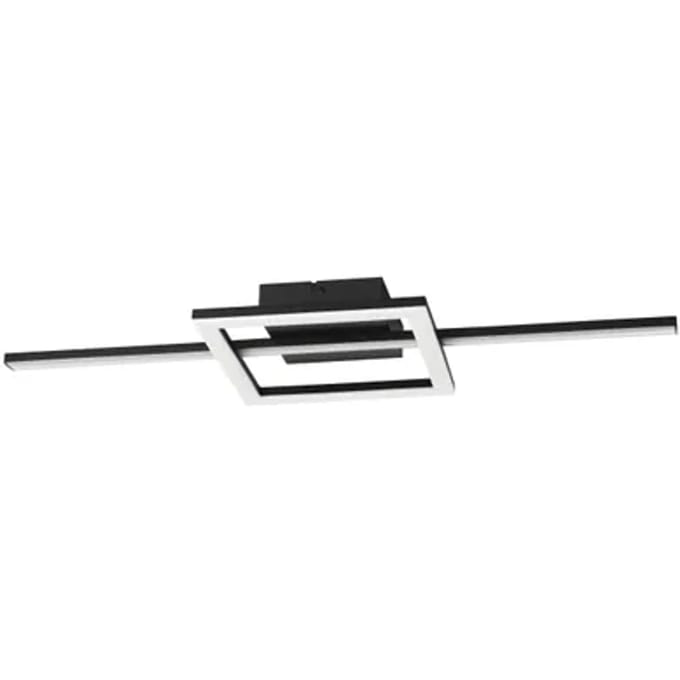 Eglo Plafondlamp Agostino - Vierkant - Zwart - Cct - 19,5w