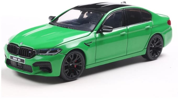 BMW M5 competition (G90) '22, groen schaal 1:43